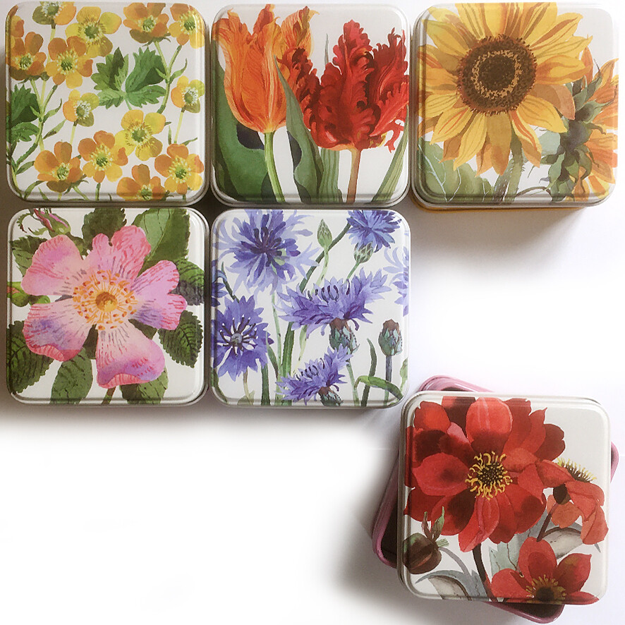 EMMA BRIDGEWATER & MATTHEW RICE TIN BOX Farm Home Kitchen Storage