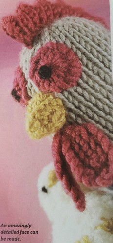STRICKANLEITUNG Alan Dart Folk Mutter Henne + Küken Spielzeug 28cm Ostereier Sirdar - Bild 8 von 8