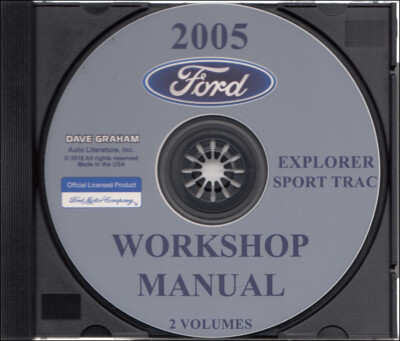 2005 Ford Explorer Sport Trac Werkstatthandbuch Auf CD-ROM 2 Bände
