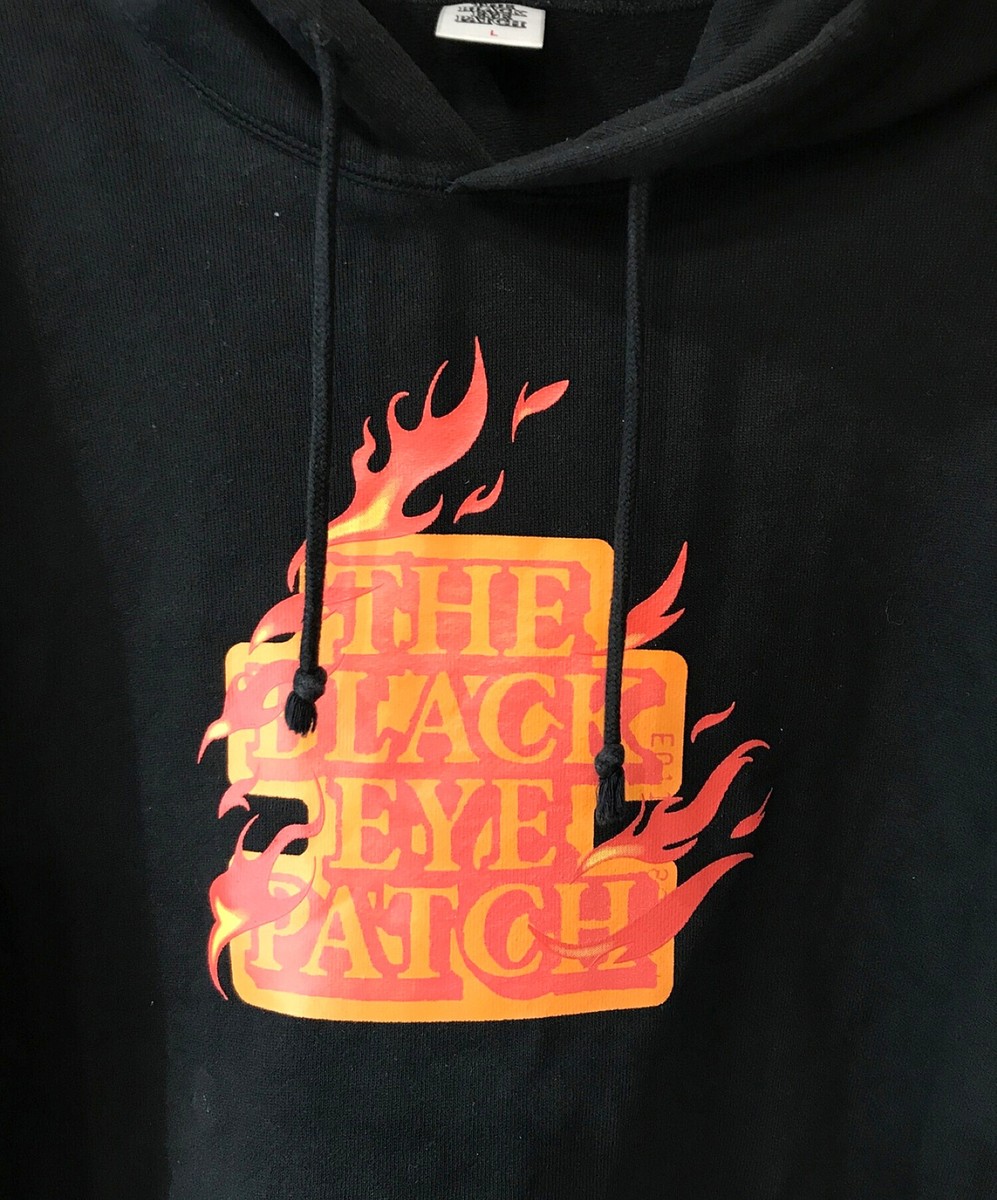 THE BLACK EYE PATCH BURNING OG LABEL HWC HOODIE Size: L Black Men 