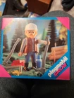 Vintage Playmobil 4515 Lumberjack with Axe and Water Bottle