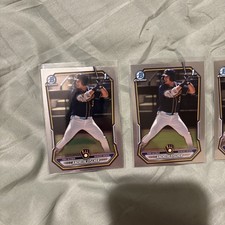 2026 Bowman Andrew Fischer 1st Chrome Lot (3) 