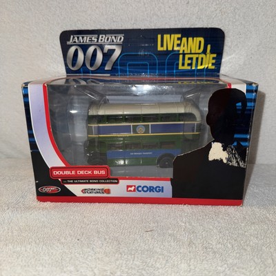 2002 Corgi James Bond 007 40th Anniv. Ultimate Double Deck Bus Diecast