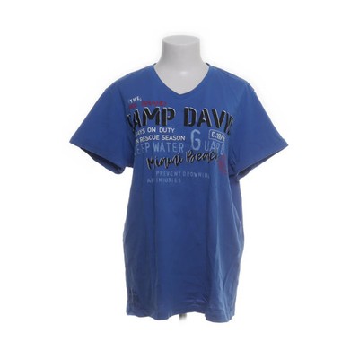 Camp David, T-shirt, Größe: XL, C/63-1-25, Blau, Baumwolle, Print, Herren #sDk