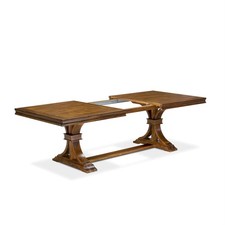 Mid-Century Modern Style Walnut Extendable Dining Table with Tapered Legs — listing 5