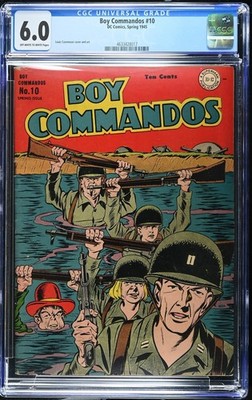 Boy Commandos 10 CGC 6.0 DC Comics 1945
