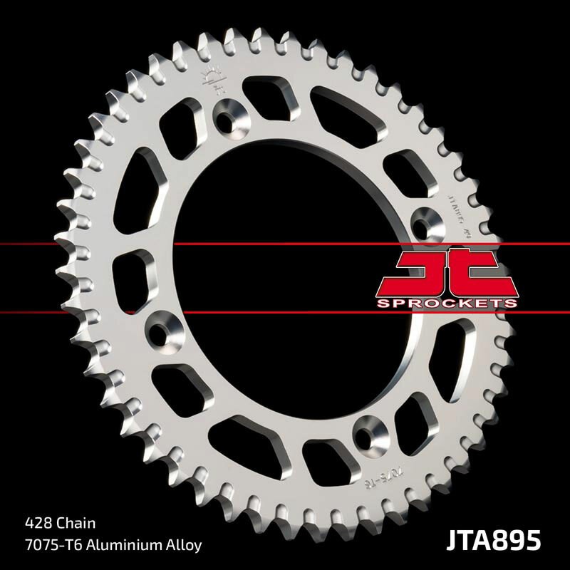 Pignon en aluminium résistant 895 JT SPROCKETS anodisé pour moto cross