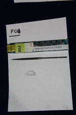 F08 - Grobet-Swiss - Needle File - Halfround Cut No 0 - [14 cm]