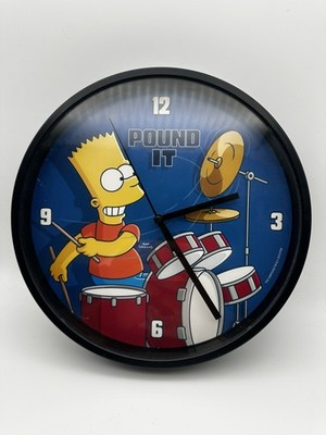Simpsons Wanduhr Klok Bart Simpson Pund It 22.5 cm Rarität