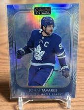 2021-22 OPC Platinum Arctic Freeze John Tavares /99 Toronto Maple Leafs #190
