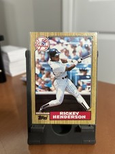 1987 Topps Rickey Henderson Base Card #735 - New York Yankees