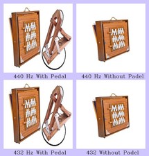 New Indian Professional Multi Bellow 36 Notes, Sur Peti, Shruti Box TeakWood Mus