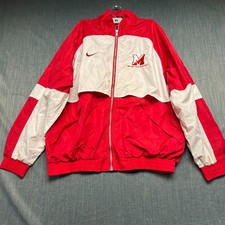 Nike Team Men's Tracksuit Size L Red White McLean Girls Basketball Jacket Pants