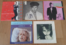 GIANNA NANNINI - KONVOLUT - 5 X 7 - SINGLES -...