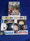 Funko Pop! Star Wars Return Of The Jedi Lot Vader 43 , Emperor 289, Wicket 290