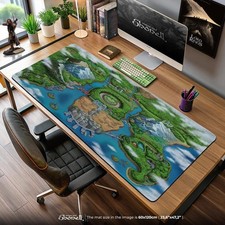 Kalos Region Pokemon Gaming Mouse Pad Desk Mat Accessories