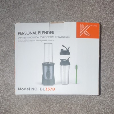 KOIOS BL337B Personal Blender with Bottle, Lid & Cleaning Brush