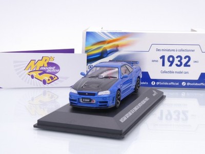 Solido S4318202 # Nissan NISMO Skyline GT-R (R34) Bj. 2005 '' blaumetallic '' 1:43