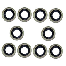 For Peugeot 807 607 407Sw 406 308Sw 307Sw 96-On Oil Drain Sump Plug Washers X10
