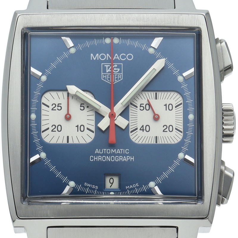 TAG HEUER Monaco Chronograph Steve McQueen CW2113.BA0780 Stainless Steel men...