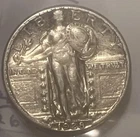 1928- s  Standing Liberty Quarter ,  EF /AU , better date and grade