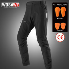 WOSAWE New Motorcycle Trousers Fall-resistant Riding Pants Removable Soft Pads