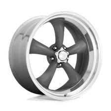 17x8 -11 American Racing Classic Torq Thrust II Gray 5x114.3 Wheel Rim (QTY 1)