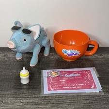 Toy Teck Teacup Piggies Oceana Basic Set Litter 4 Blue Pig Cup Accessories
