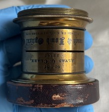 Bausch  lomb 6 1/2 x 8 1/2 brass camera lens rare