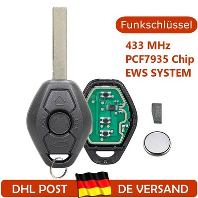 433MHZ Funk Schlüssel HU92 Für BMW 5 3 E46 X3 E83 X5 E53 Z4 E85 E86 66126955747