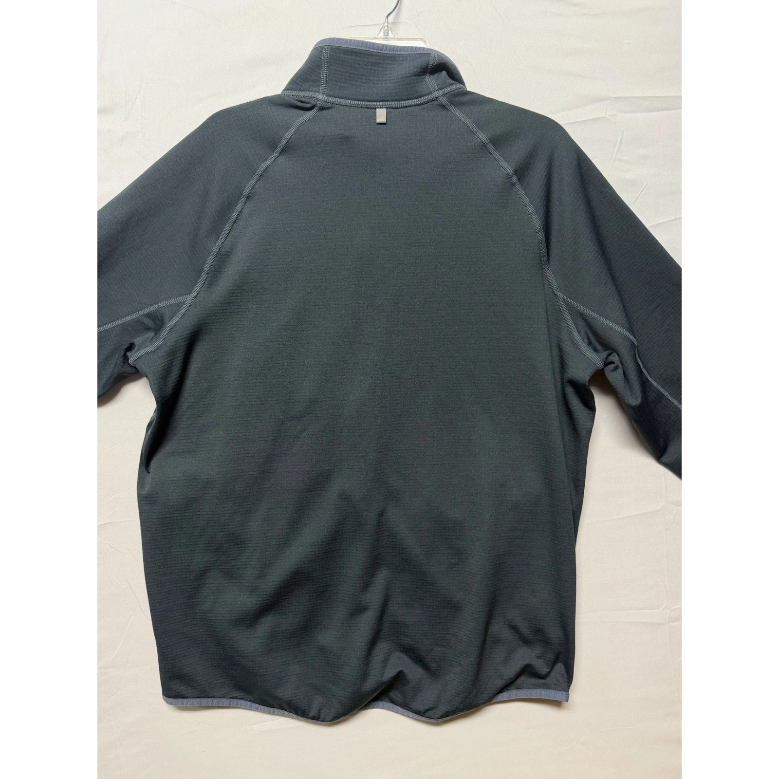 Eddie Bauer First Ascent FreeHeat Grid Fleece Jacket Mens Large Gray Full Zip - product detail image 11