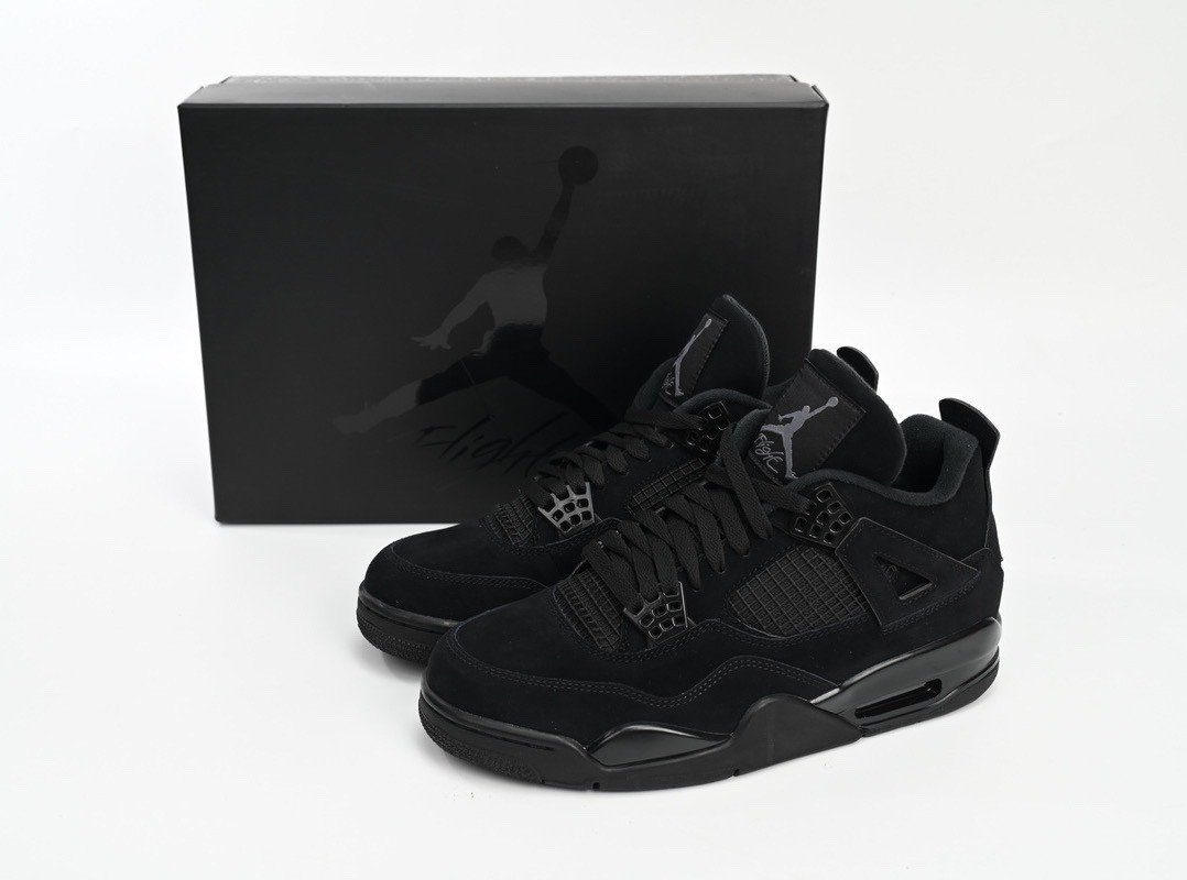 Size 7 - Jordan 4 Retro Mid Black Cat for sale online | eBay