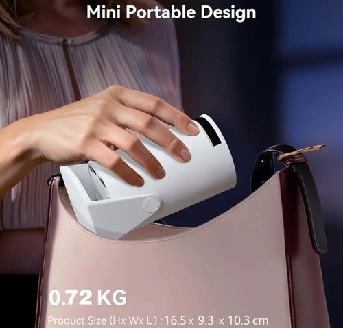 Mini Smartphone Beamer | Tragbarer HD Projektor | Heimkino | 1080p| Handy Beamer - Bild 3 von 4