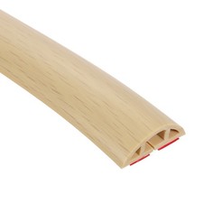 D30 Drahtabdeckung Boden 6,6ft PVC Kabelabdeckung Boden Holz Khaki