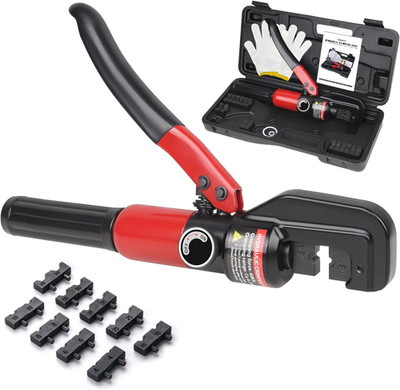 Upgraded Hydraulic Crimping Tool for 1/8'' 3/16'' Stainless Steel Cable Railing Ki