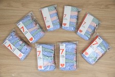 Ex Marks & Spencer Girls Ass Pants Briefs Knickers 7 Pack Age 2  to 13 /14 Years