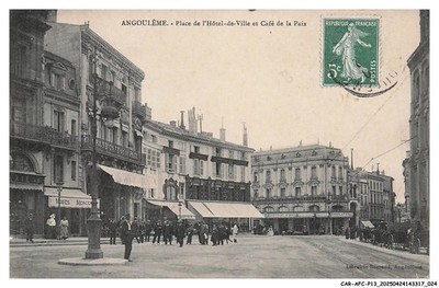 CAR-AFCP13-0627-16 - ANGOULEME - Stadtplatz Und Café De La Paix