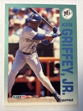 Ken Griffey Jr. 1992 Fleer #279 Seattle Mariners NrMT+