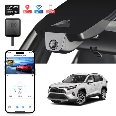 Mangoal 4K HRD Dash Cam Custom für Toyota RAV4 & RAV4 Hybrid 2022-2025 OEM Look