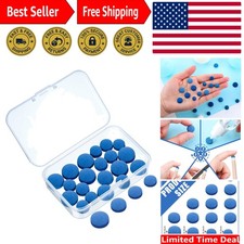 Complete Pool Cue Tips Replacement Set - 20 Tips with Storage Case, 9-13 mm