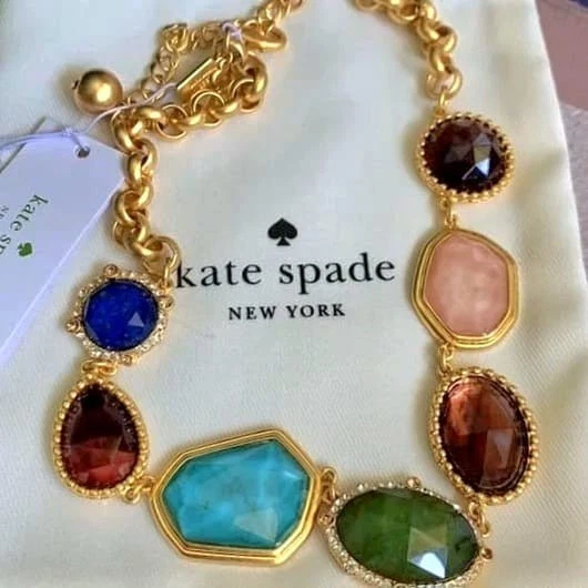 COLLAR DE PIEDRAS PERFECTAMENTE IMPERFECTAS Kate Spade Foto 4 de 4
