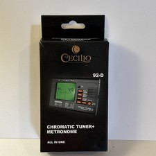 Cecilio 92 D Chromatic Tuner with Metronome All In One Digital Display NEW