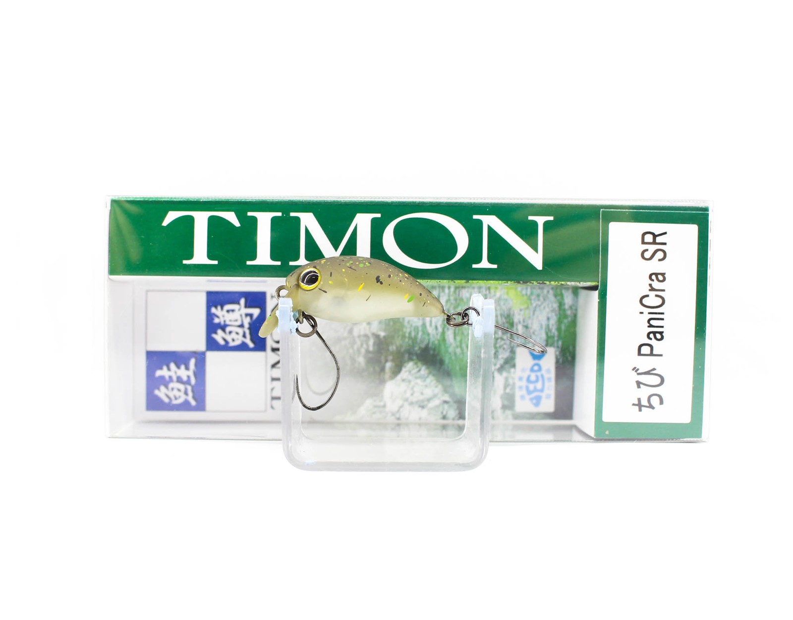 Jackall Timon Chibi Panicra SR 25 mm Floating Lure Pelle Olive (1301)