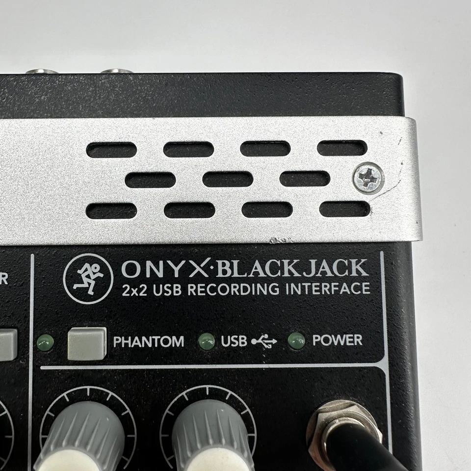 Mackie Onyx Blackjack 2x2 USB Recording Interface Audio Mixer Desktop Studio - Image 2 of 4