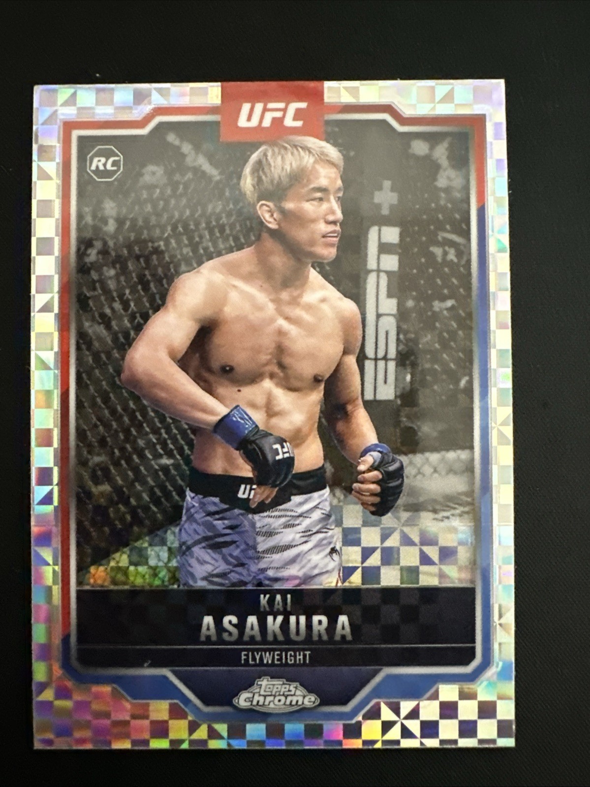 2025 Topps Chrome UFC - Kai Asakura #161 X-Fractor (RC)