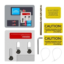 Generator Interlock Kit Compatible with Square D QO or Homeline 150 or 200 amp P