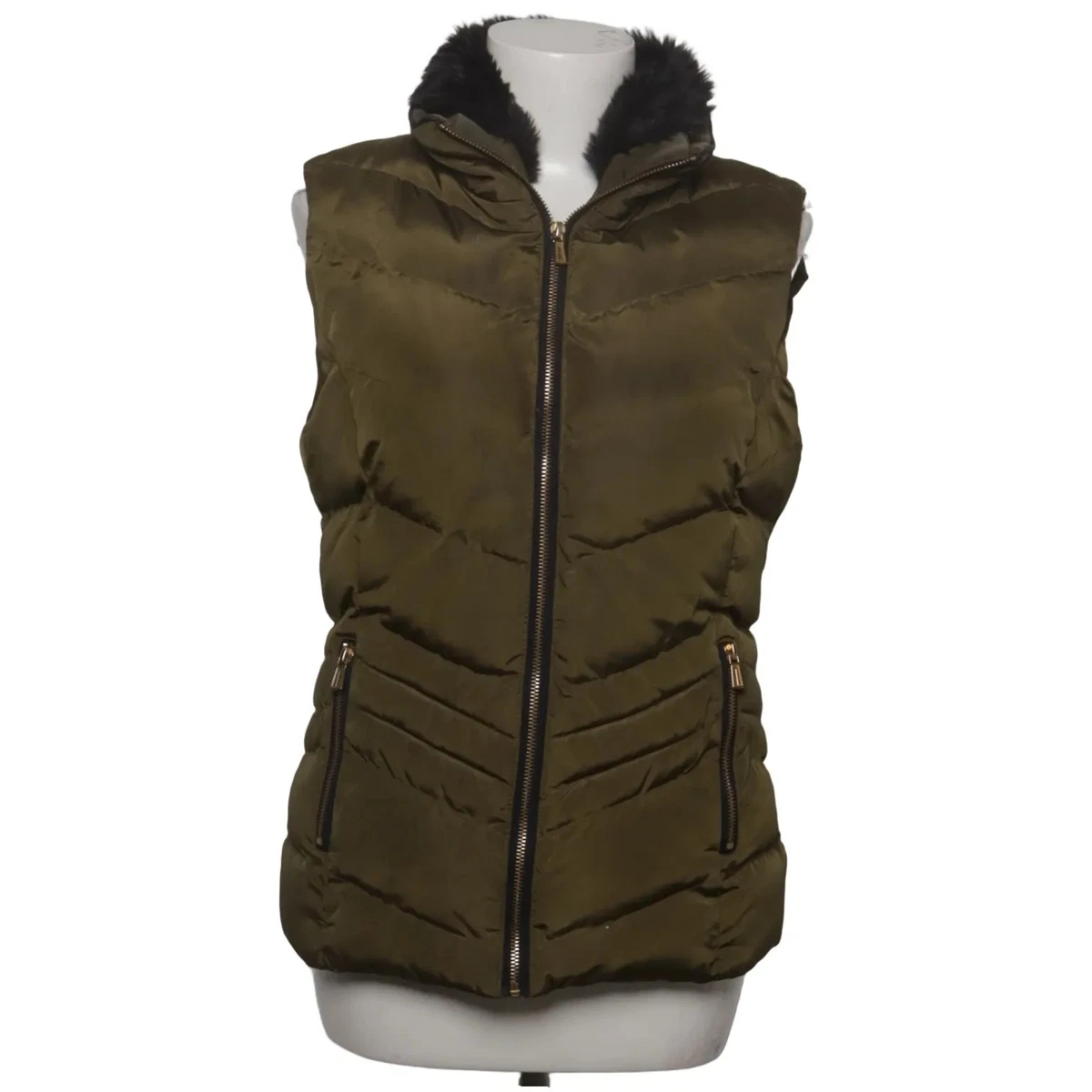 Primark, Outdoor Weste, Damen, Größe: 38, Grün, Polyester, Einfarbig #QnQ