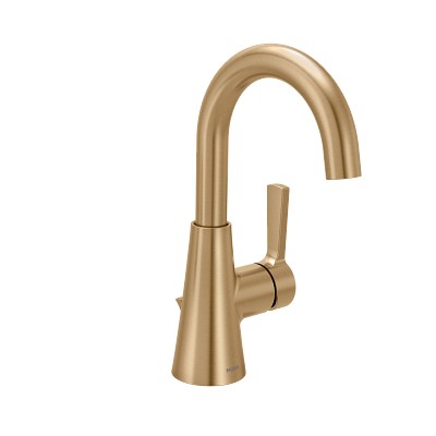NEW CONDITION Moen 64430BZG Jase Single Hole Bathroom Sink Faucet Bronzed Gold