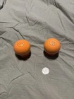Vintage Fiesta Ware Orange Salt Pepper Shakers Pair Original Fiestaware