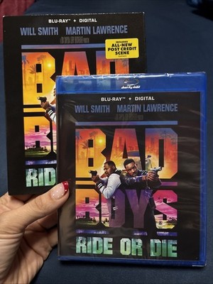 BRAND NEW - Bad Boys: Ride or Die ( Blu-ray + Digital 2024) with slipcover